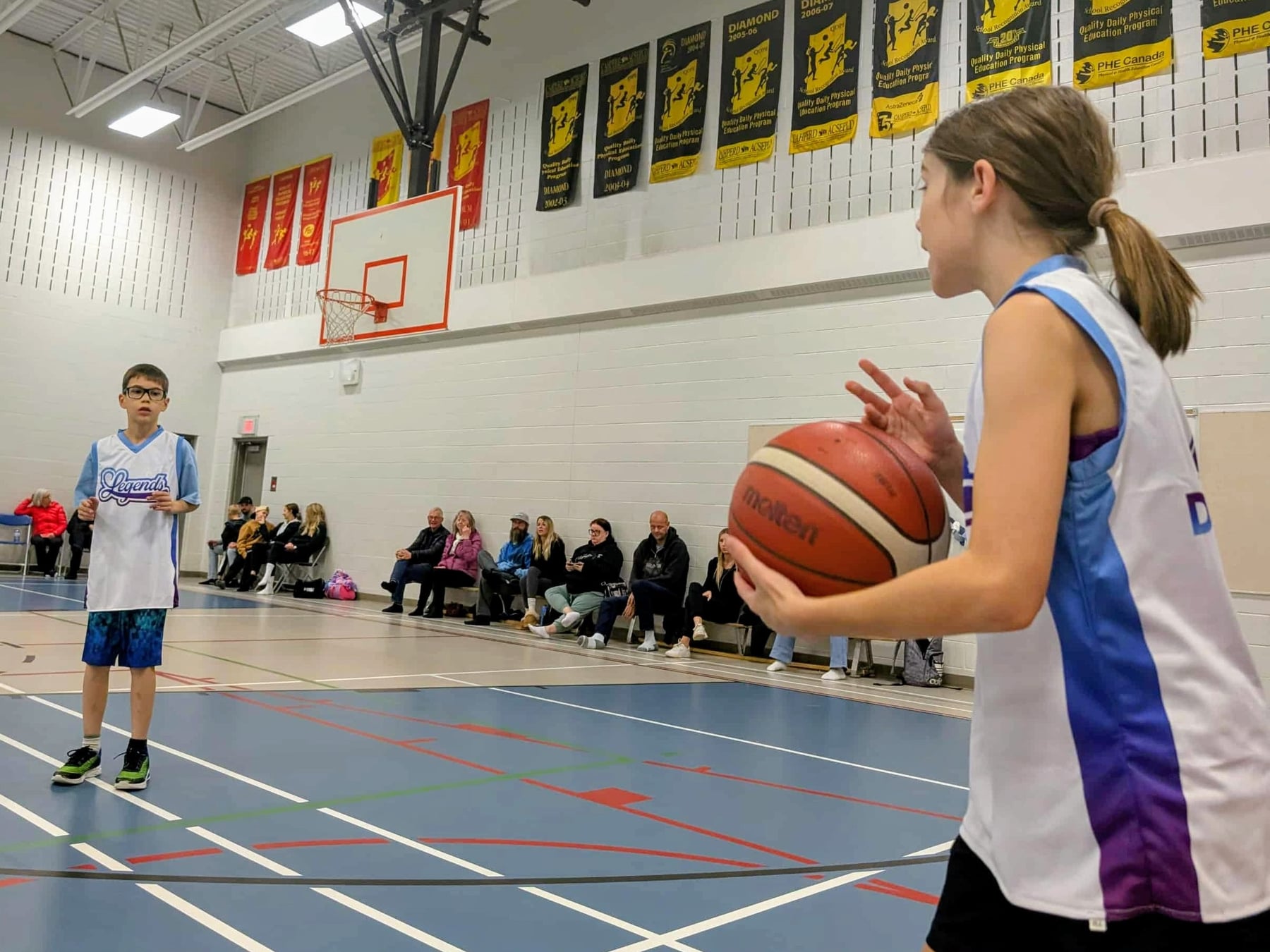 11U house league game action